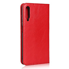 Coque Portefeuille Livre Cuir Etui Clapet L08 pour Huawei Honor 9X Pro Rouge