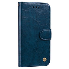 Coque Portefeuille Livre Cuir Etui Clapet L08 pour Huawei P20 Pro Bleu