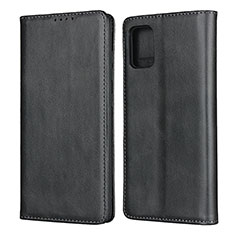 Coque Portefeuille Livre Cuir Etui Clapet L08 pour Samsung Galaxy A51 5G Noir