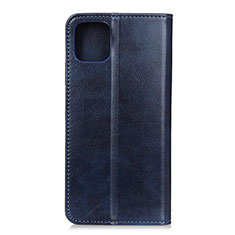 Coque Portefeuille Livre Cuir Etui Clapet L08 pour Samsung Galaxy A71 5G Bleu