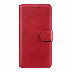 Coque Portefeuille Livre Cuir Etui Clapet L08 pour Xiaomi Redmi Note 9 Pro Rouge