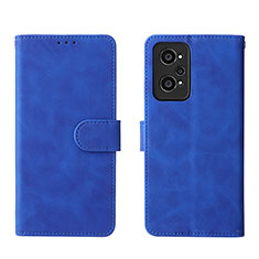 Coque Portefeuille Livre Cuir Etui Clapet L08Z pour Realme GT Neo 3T 5G Bleu