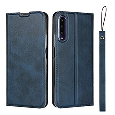 Coque Portefeuille Livre Cuir Etui Clapet L09 pour Huawei Y9s Bleu
