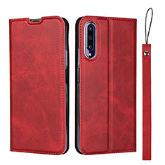 Coque Portefeuille Livre Cuir Etui Clapet L09 pour Huawei Y9s Rouge