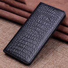 Coque Portefeuille Livre Cuir Etui Clapet L09 pour Xiaomi Mi 10 Noir