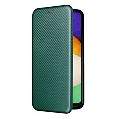 Coque Portefeuille Livre Cuir Etui Clapet L09Z pour Samsung Galaxy A04s Vert