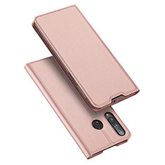 Coque Portefeuille Livre Cuir Etui Clapet L10 pour Huawei Honor 9C Or Rose
