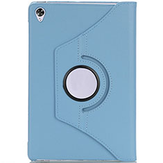 Coque Portefeuille Livre Cuir Etui Clapet L10 pour Huawei MediaPad M6 10.8 Bleu Ciel