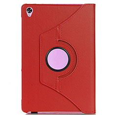 Coque Portefeuille Livre Cuir Etui Clapet L10 pour Huawei MediaPad M6 10.8 Rouge