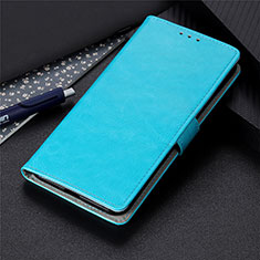 Coque Portefeuille Livre Cuir Etui Clapet L10 pour LG K41S Bleu Ciel