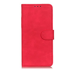 Coque Portefeuille Livre Cuir Etui Clapet L10 pour Oppo A32 Rouge