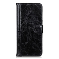 Coque Portefeuille Livre Cuir Etui Clapet L10 pour Realme X7 5G Noir