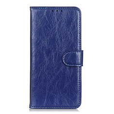 Coque Portefeuille Livre Cuir Etui Clapet L10 pour Xiaomi Mi 10 Lite Bleu