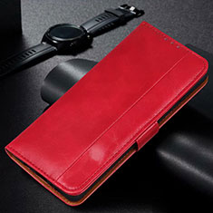 Coque Portefeuille Livre Cuir Etui Clapet L11 pour Huawei Honor 9C Rouge