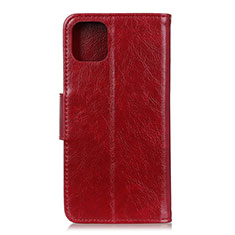 Coque Portefeuille Livre Cuir Etui Clapet L11 pour Samsung Galaxy A71 5G Vin Rouge