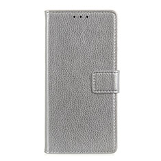Coque Portefeuille Livre Cuir Etui Clapet L11 pour Samsung Galaxy S20 FE 4G Argent