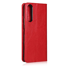 Coque Portefeuille Livre Cuir Etui Clapet L11 pour Sony Xperia 5 II Rouge