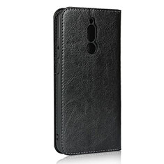 Coque Portefeuille Livre Cuir Etui Clapet L11 pour Xiaomi Redmi 8 Noir