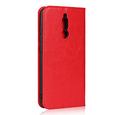 Coque Portefeuille Livre Cuir Etui Clapet L11 pour Xiaomi Redmi 8 Rouge