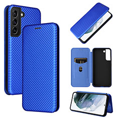 Coque Portefeuille Livre Cuir Etui Clapet L11Z pour Samsung Galaxy S23 5G Bleu