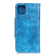 Coque Portefeuille Livre Cuir Etui Clapet L12 pour Samsung Galaxy A71 4G A715 Bleu Ciel