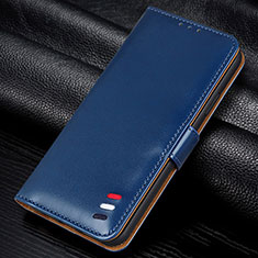 Coque Portefeuille Livre Cuir Etui Clapet L12 pour Samsung Galaxy M31 Bleu