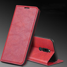 Coque Portefeuille Livre Cuir Etui Clapet L12 pour Xiaomi Redmi 8 Rouge