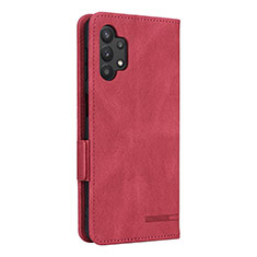 Coque Portefeuille Livre Cuir Etui Clapet L13Z pour Samsung Galaxy M32 5G Rouge