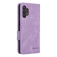 Coque Portefeuille Livre Cuir Etui Clapet L13Z pour Samsung Galaxy M32 5G Violet