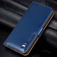 Coque Portefeuille Livre Cuir Etui Clapet L14 pour Huawei Honor 9C Bleu