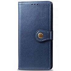 Coque Portefeuille Livre Cuir Etui Clapet L14 pour Huawei Y9s Bleu