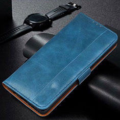 Coque Portefeuille Livre Cuir Etui Clapet L14 pour Samsung Galaxy M21s Bleu