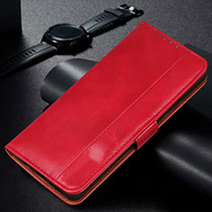 Coque Portefeuille Livre Cuir Etui Clapet L14 pour Samsung Galaxy M21s Rouge