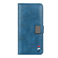 Coque Portefeuille Livre Cuir Etui Clapet L15 pour Oppo Reno5 5G Bleu
