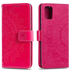Coque Portefeuille Livre Cuir Etui Clapet L15 pour Samsung Galaxy A51 5G Rouge