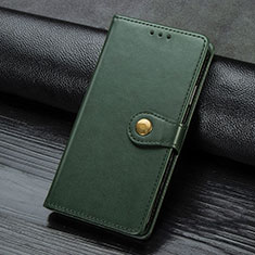 Coque Portefeuille Livre Cuir Etui Clapet L16 pour Huawei P40 Lite E Vert