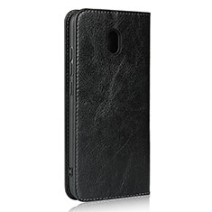 Coque Portefeuille Livre Cuir Etui Clapet L16 pour Xiaomi Redmi 8A Noir