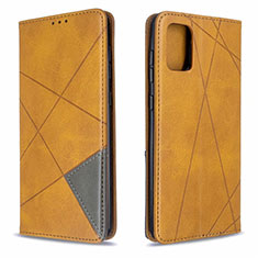 Coque Portefeuille Livre Cuir Etui Clapet L18 pour Samsung Galaxy A71 4G A715 Orange