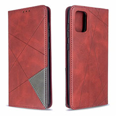 Coque Portefeuille Livre Cuir Etui Clapet L18 pour Samsung Galaxy A71 4G A715 Rouge