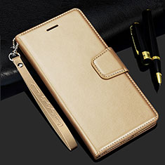 Coque Portefeuille Livre Cuir Etui Clapet L24 pour Samsung Galaxy A41 Or