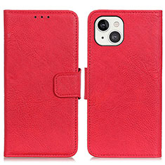 Coque Portefeuille Livre Cuir Etui Clapet L27 pour Apple iPhone 13 Mini Rouge