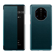 Coque Portefeuille Livre Cuir Etui Clapet LF1 pour Huawei Mate 40 RS Vert