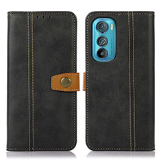 Coque Portefeuille Livre Cuir Etui Clapet M01L pour Motorola Moto Edge 30 5G Noir