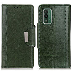 Coque Portefeuille Livre Cuir Etui Clapet M01L pour Nokia XR21 Vert
