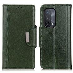Coque Portefeuille Livre Cuir Etui Clapet M01L pour OnePlus Nord N200 5G Vert