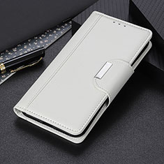 Coque Portefeuille Livre Cuir Etui Clapet M01L pour Samsung Galaxy A02s Blanc