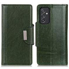 Coque Portefeuille Livre Cuir Etui Clapet M01L pour Samsung Galaxy A05s Vert