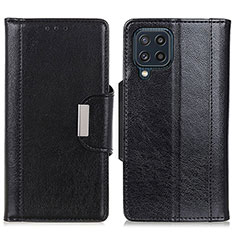 Coque Portefeuille Livre Cuir Etui Clapet M01L pour Samsung Galaxy M32 4G Noir