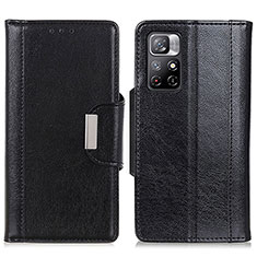 Coque Portefeuille Livre Cuir Etui Clapet M01L pour Xiaomi Redmi Note 11S 5G Noir