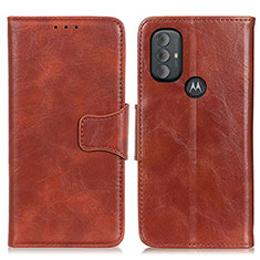 Coque Portefeuille Livre Cuir Etui Clapet M02L pour Motorola Moto G Play (2023) Marron